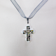 Small Cross - Stella-Gray Organza - 1